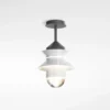 MARSET Plafón para exterior Santorini, IP65, blanco