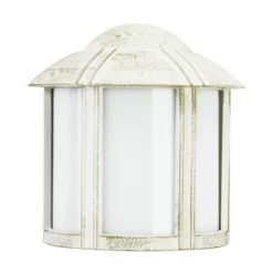 Masivo Affra aplique de exterior en blanco-oro