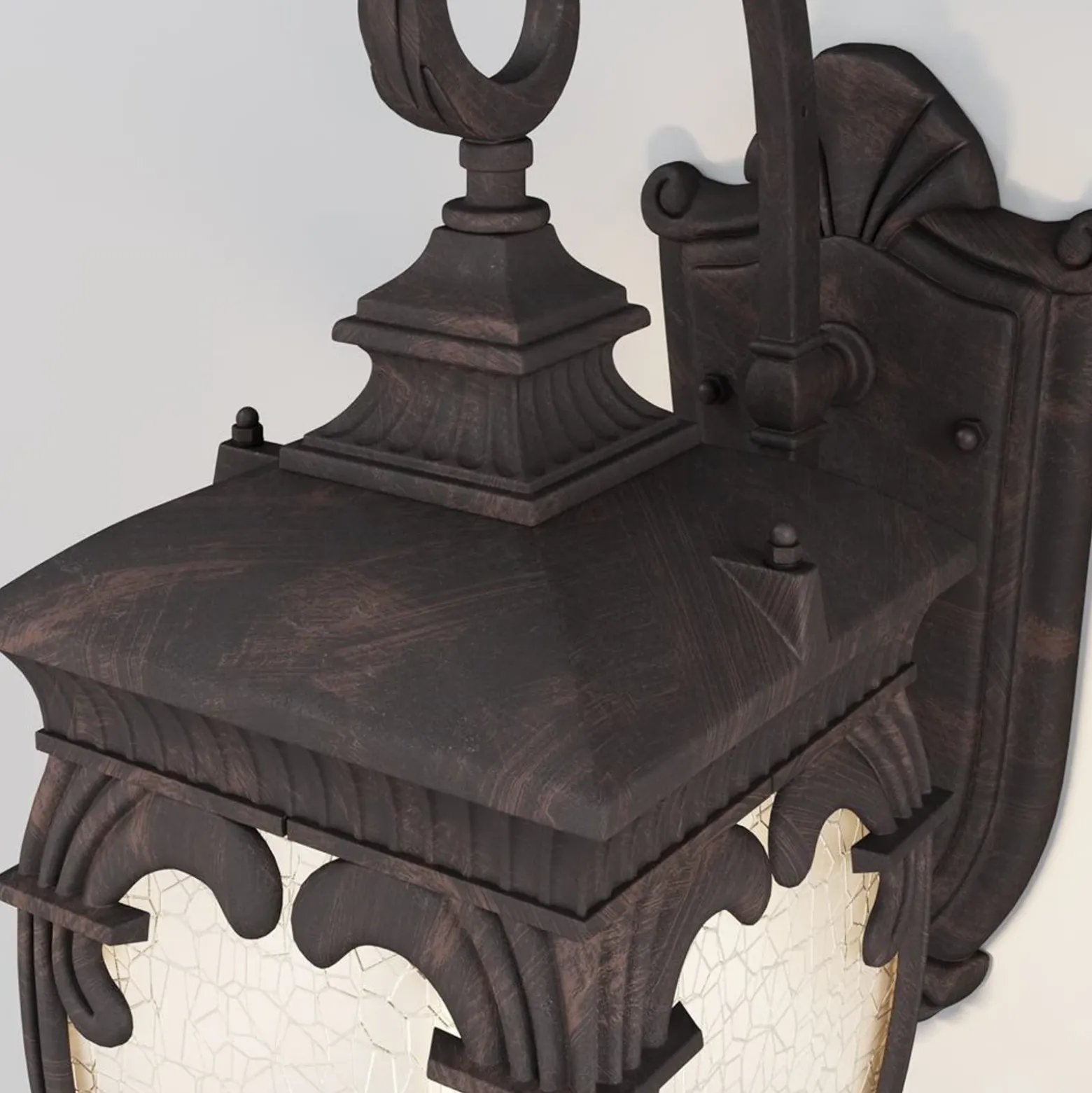 Maytoni Fleur aplique de exterior, bronce