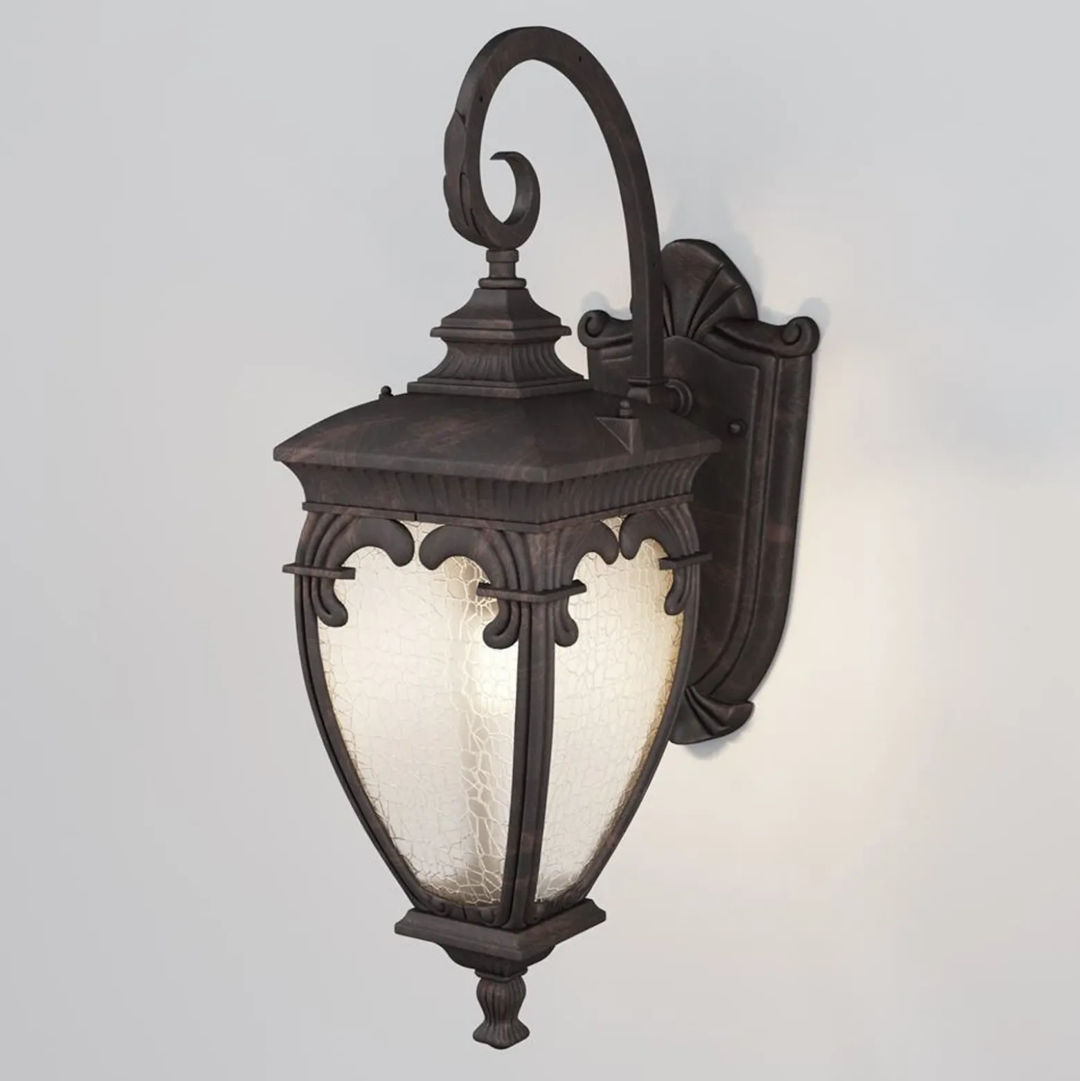 Maytoni Fleur aplique de exterior, bronce