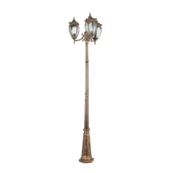 Maytoni Fleur farola, oro antiguo