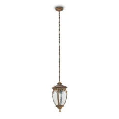 Maytoni Fleur lámpara colgante exterior, oro