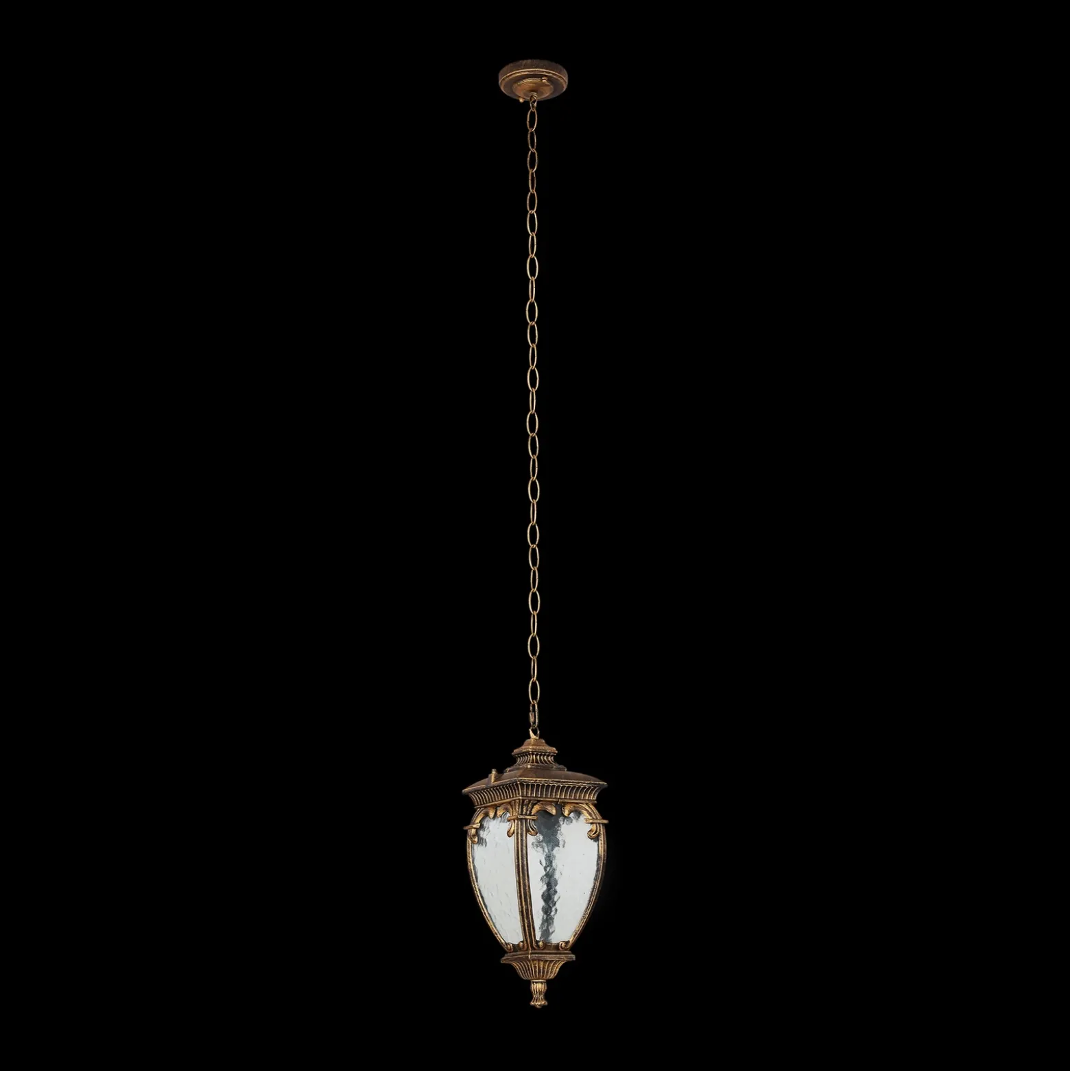 Maytoni Fleur lámpara colgante exterior, oro