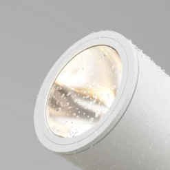Maytoni foco LED con pica Bern, blanco, aluminio, IP65