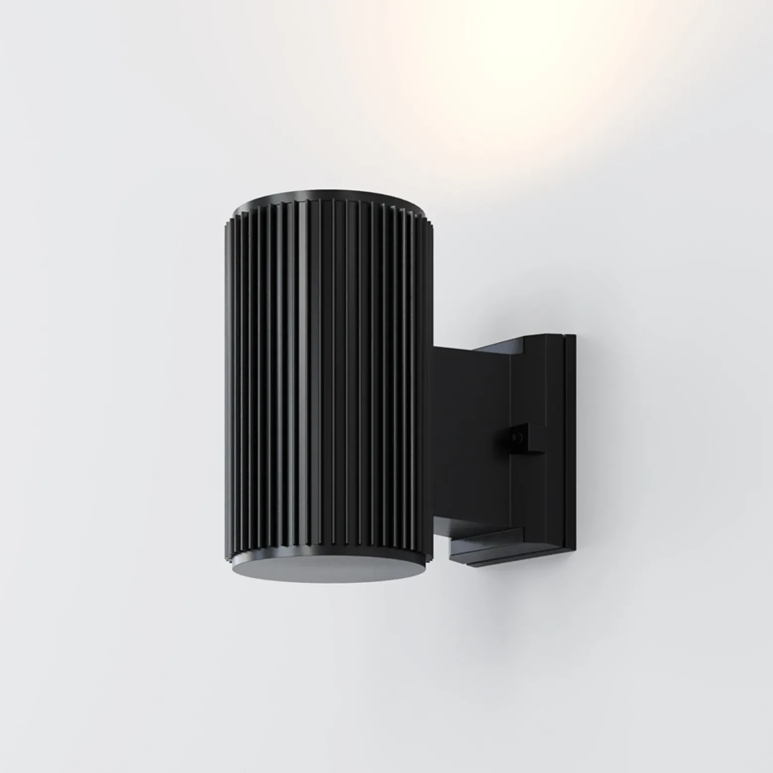 Maytoni Rando aplique de exterior, 1 luz, negro