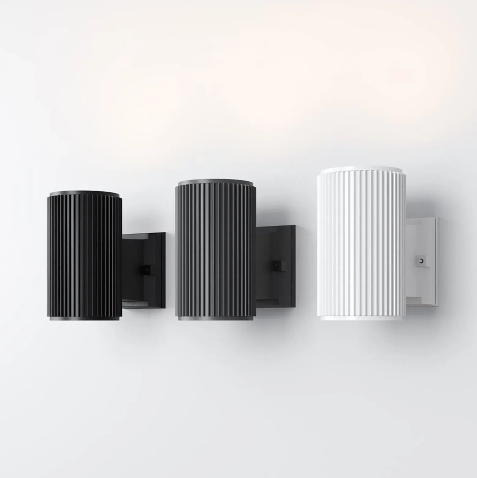 Maytoni Rando aplique de exterior, 1 luz, negro