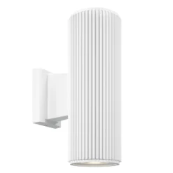 Maytoni Rando aplique de exterior, 2 luz, blanco