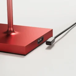 Mini lámpara LED recargable de sobremesa Nuindie, Easy Connect, roja,