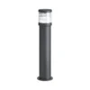 Mite luminoso 1266 con Lamell grafito Altura 67 cm