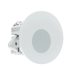 Molto Luce Lámpara empotrable LED Pared 68R Cristal IP44 RD, blanco. CCT