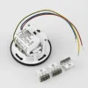 Molto Luce Lámpara empotrable LED Wall 68R IP44 RD, negro, CCT