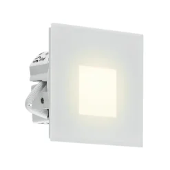 Molto Luce Lámpara empotrable LED Pared R68 Cristal IP44 SQ, blanco, CCT