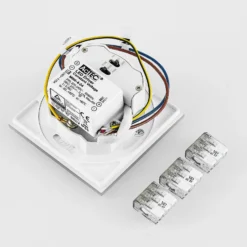 Molto Luce Lámpara empotrable LED Pared R68 Cristal IP44 SQ, blanco, CCT