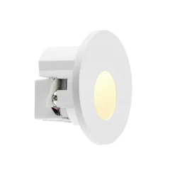 Molto Luce Lámpara empotrable LED Wall 68R IP44 RD, blanco, aluminio, CCT