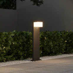 Nestos bolardo luminoso LED con detector de movimiento, IP54