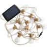 Newgarden Allegra cadena luz LED solar cable yute