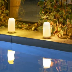 Newgarden Candy lámpara de mesa LED efecto llama