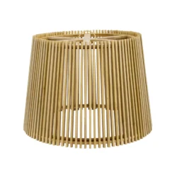 Newgarden Okinawa lampára colgante exterior LED recargable bambú