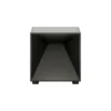 Nutalis mini lámpara de mesa LED recargable, negra, IP54, atenuable