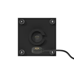 Nutalis mini lámpara de mesa LED recargable, negra, IP54, atenuable