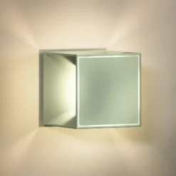 Nutalis mini lámpara de mesa LED recargable, verde, IP54, atenuable
