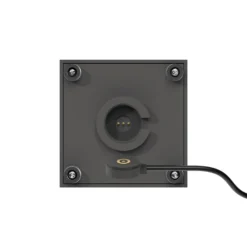 Nutalis mini lámpara de mesa LED recargable, grafito, IP54, atenuable