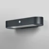 OSRAM LED-Sensor-Aplique de Pared ENDURA STYLE SOLAR OVAL 34 cm 830