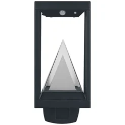 OSRAM SMART+ Aplique LED para exterior solar ALPS, negro Sensor