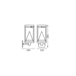 OSRAM SMART+ Aplique LED para exterior solar ALPS, negro Sensor