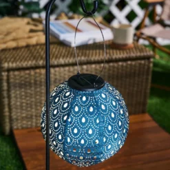 Pauleen Sunshine Charm lámpara solar LED azul