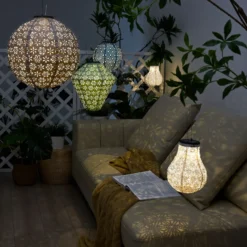Pauleen Sunshine Flower lámpara solar LED verde