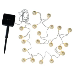 Pauleen Sunshine GlamourSolar cadena luces, plata