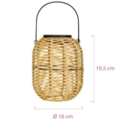 Pauleen Sunshine Treasure farol solar LED beige