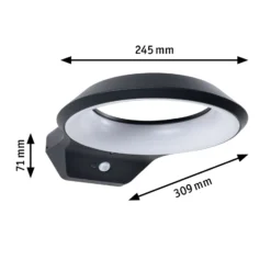 Paulmann Anela aplique exterior LED sensor 3.000 K