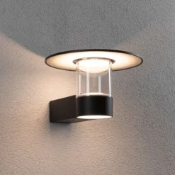 Paulmann Aplique de exterior LED Sienna, aluminio, sensor