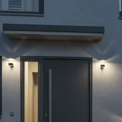 Paulmann Aplique de exterior LED Sienna, aluminio, sensor