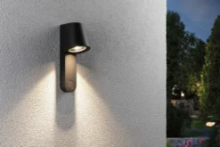 Paulmann Aplique de exterior LED Caissa, aluminio, sensor