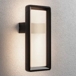 Paulmann aplique LED para exterior Reana, antracita IP44