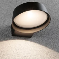 Paulmann Aplique LED para exterior Capea Grand antracita 16 cm IP44