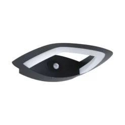 Paulmann aplique LED para exterior con sensor Akena, 2.200 K, antracita