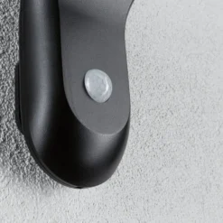 Paulmann aplique LED para exterior Diskola, sensor, antracita