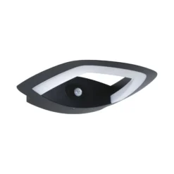 Paulmann aplique LED para exterior con sensor Akena, 3000 K, antracita