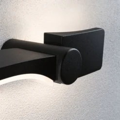 Paulmann aplique LED para exterior Pekana, antracita 30 cm aluminio IP44