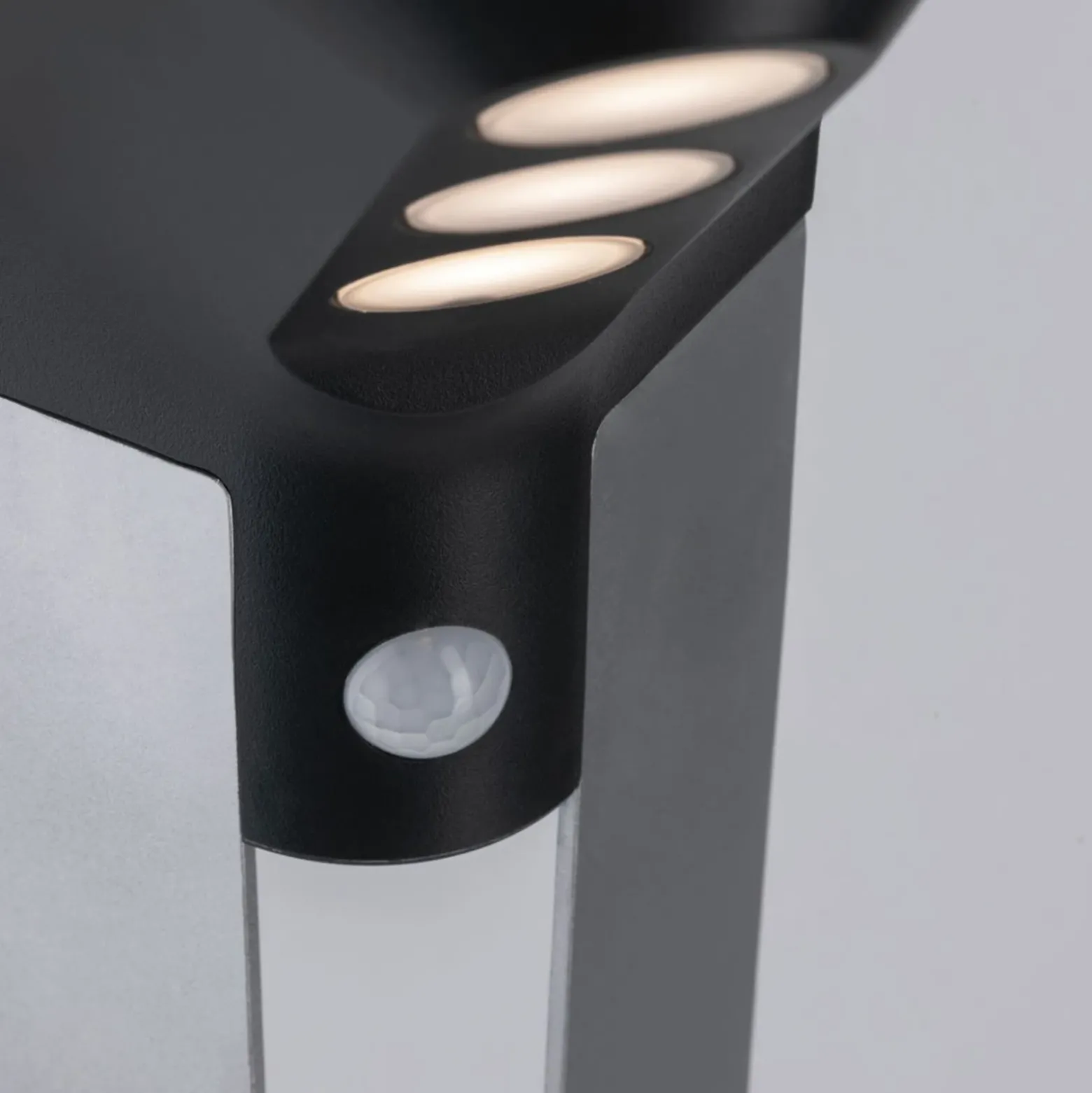 Paulmann bolardo LED solar Soley antracita