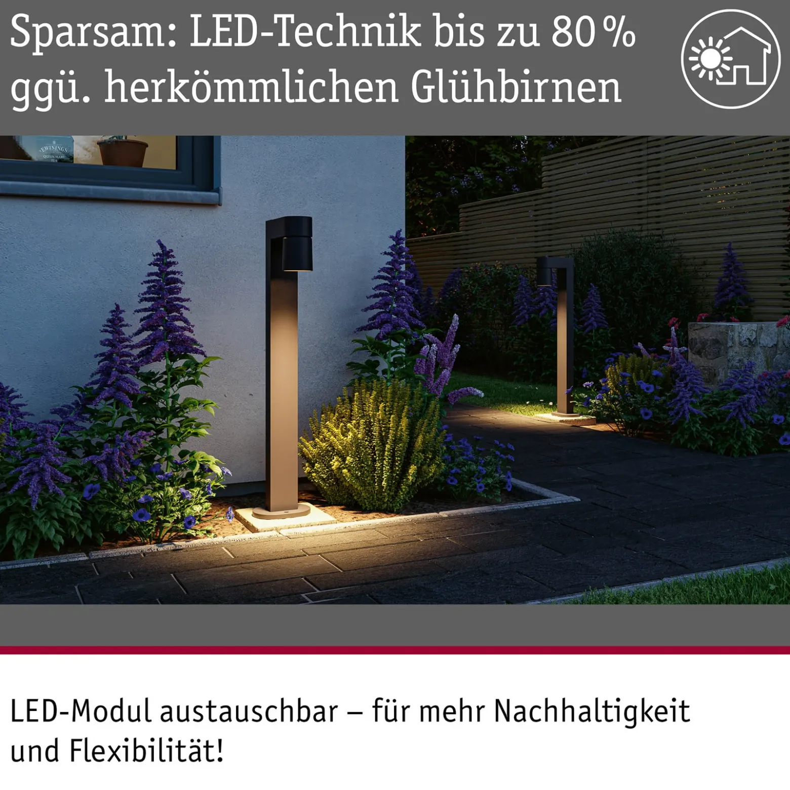 Paulmann Bolardo luminoso LED Kimu 1, antracita, 3.000 K