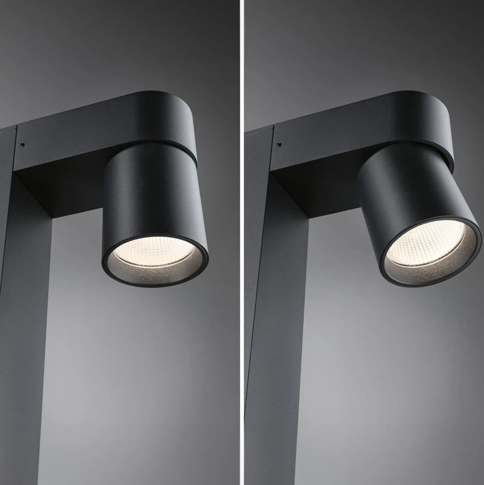 Paulmann Bolardo luminoso LED Kimu 1, antracita, 3.000 K