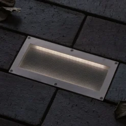 Paulmann Brick lámpara de suelo LED empotrable, 10x20cm