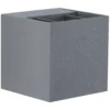 Paulmann Cybo aplique LED para exterior, 2700 K, 8 x 8 cm, gris