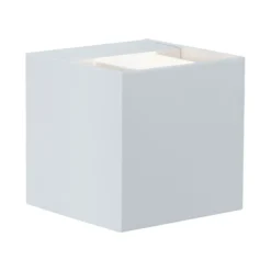 Paulmann Cybo Aplique LED para exteriores, 2.700 K, 8 x 8 cm, blanco