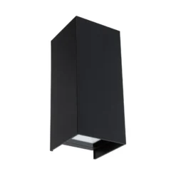 Paulmann Flame aplique 2 luces 15,5cm antracita